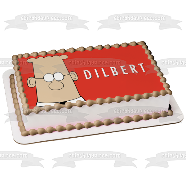 Dilbert Comic Cartoon TV Show Office Humor Edible Cake Topper Image ABPID53234