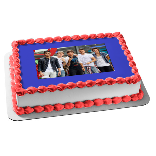 One Direction Niall Horan Liam Payne Harry Styles Louis Tomlinsonband Zayn Malik Edible Cake Topper Image ABPID01581