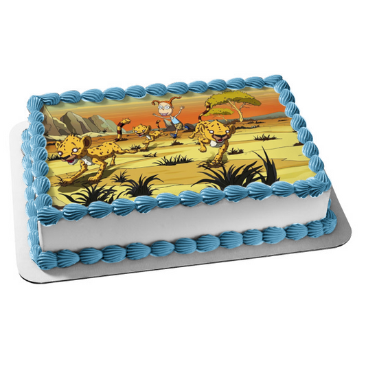 The Wild Thornberrys Eliza Cheetah Nickelodeon Animated TV Show Cartoon Edible Cake Topper Image ABPID53252