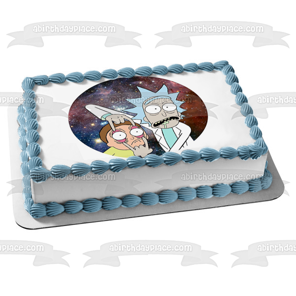 Rick y Morty Rick Sanchez Morty Smith Imagen comestible para decoración de tarta ABPID01636 