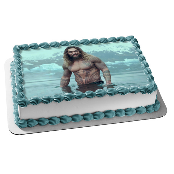 DC Comics Aquaman Atlantis Trident of Atlan Edible Cake Topper Image ABPID01669