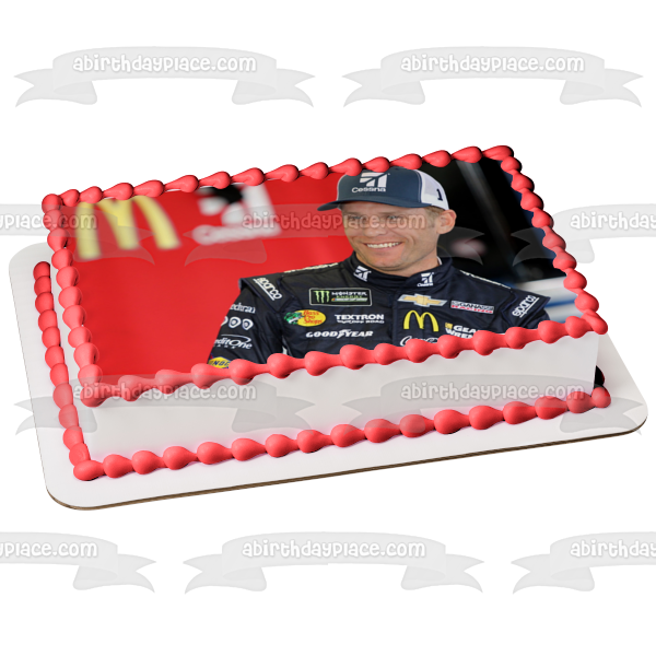 Nascar Jaime McMurray patrocina la imagen comestible para decoración de tarta ABPID01686 