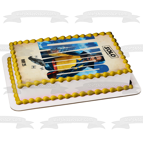 A Star Wars Story Solo Lando Edible Cake Topper Image ABPID01816