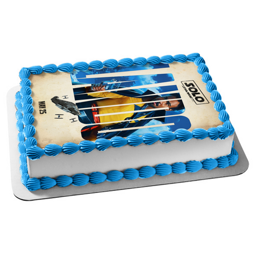 A Star Wars Story Solo Lando Edible Cake Topper Image ABPID01816