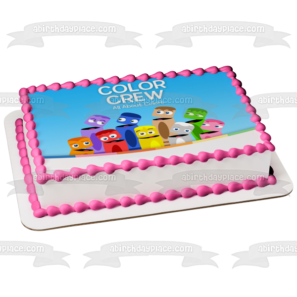 Babyfirst Color Crew Colores surtidos Todo sobre colores Imagen de adorno comestible personalizado para pastel ABPID01903 