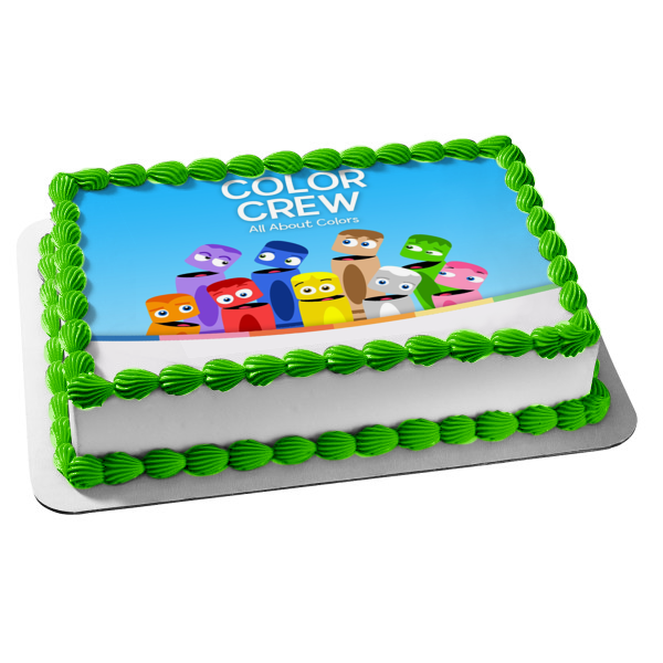 Color Crew Babyfirst TV Birthday Party, Qty 8 Personalized Gable