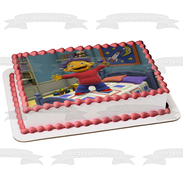 Sid the Science Kid In His Bedroom Edible Cake Topper Image ABPID03184