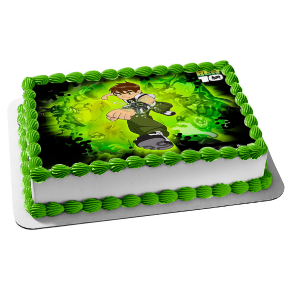 Ben 10 Alien Heros Ben Prime Edible Cake Topper Image ABPID03205