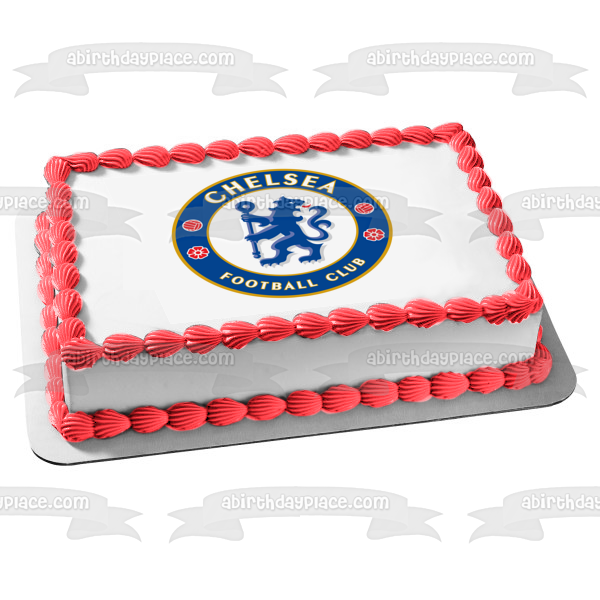 Chelsea Football Club Logo Premier League Crests Edible Cake Topper Image ABPID03211