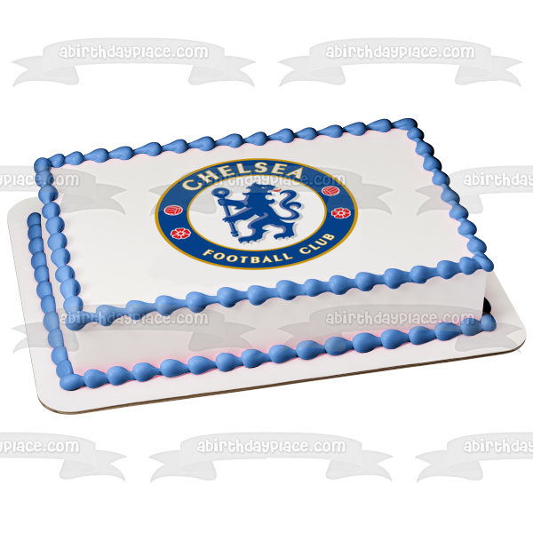 Chelsea Football Club Logo Premier League Crests Edible Cake Topper Image ABPID03211