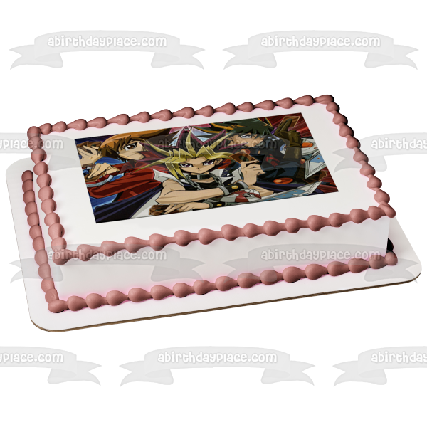 Yu Gi Oh Yugi Mutou y Jaden Yuki Imagen comestible para decoración de tarta ABPID03222 