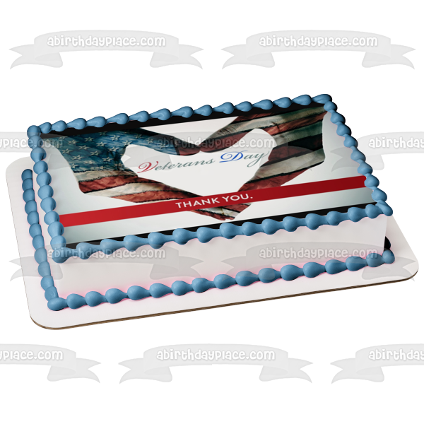 Amazon.com: Veterans Day (Nr2) - Edible Cake Topper - 10