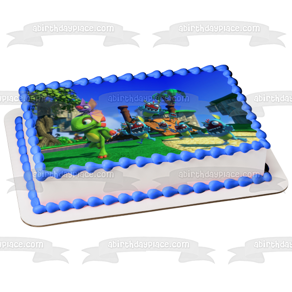 Yooka-Laylee Corplet Keith and Minions Edible Cake Topper Image ABPID03240