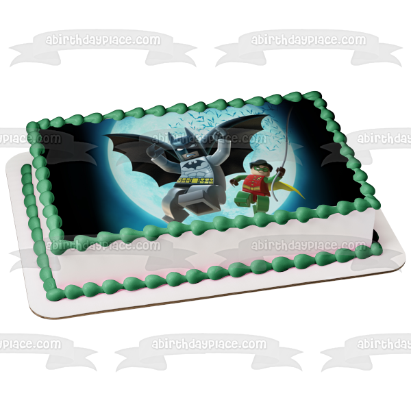 Adorno comestible para tarta LEGO Batman 3 Más allá de Gotham Imagen ABPID03246 