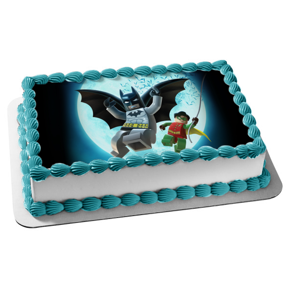 LEGO Batman 3 Beyond Gotham Edible Cake Topper Image ABPID03246