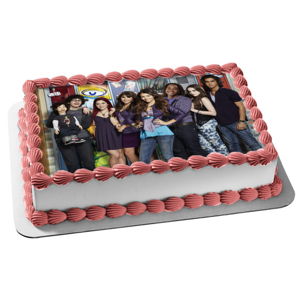 Nickelodeon Victorious TV Show Jade Cat Tori Beck Robbie Andre Imagen comestible para tarta ABPID53267 