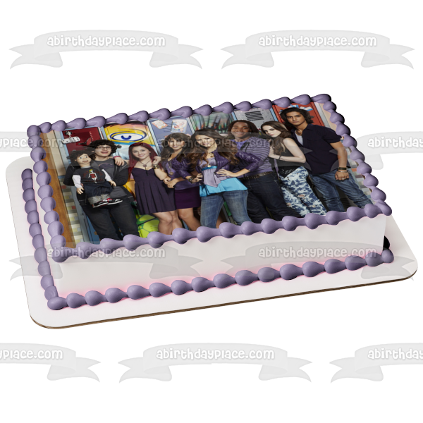 Nickelodeon Victorious TV Show Jade Cat Tori Beck Robbie Andre Edible Cake Topper Image ABPID53267