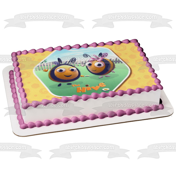 Imagen comestible para decoración de tarta de The Hive Buzzbee y Rubee ABPID03287 