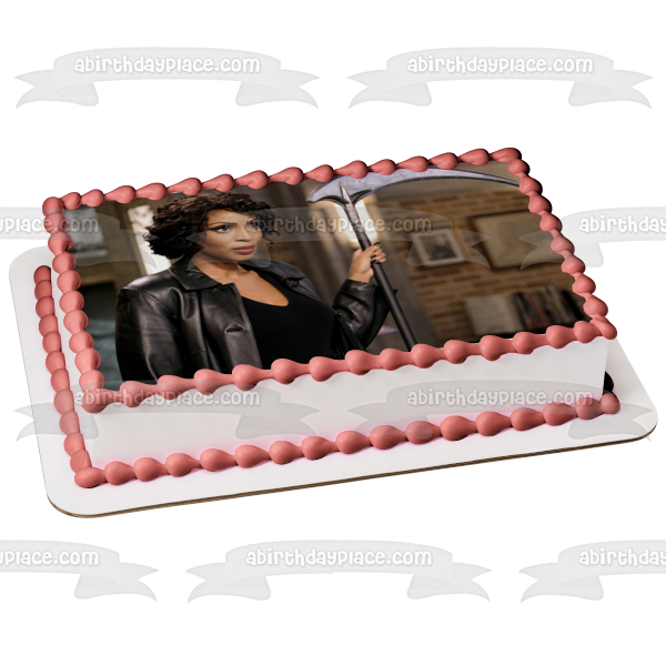 Supernatural Death Billie Scythe TV Show Edible Cake Topper Image ABPID53275