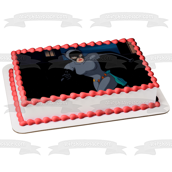 Catwoman DC Comics Batman Animated TV Show Cartoon Edible Cake Topper Image ABPID53280