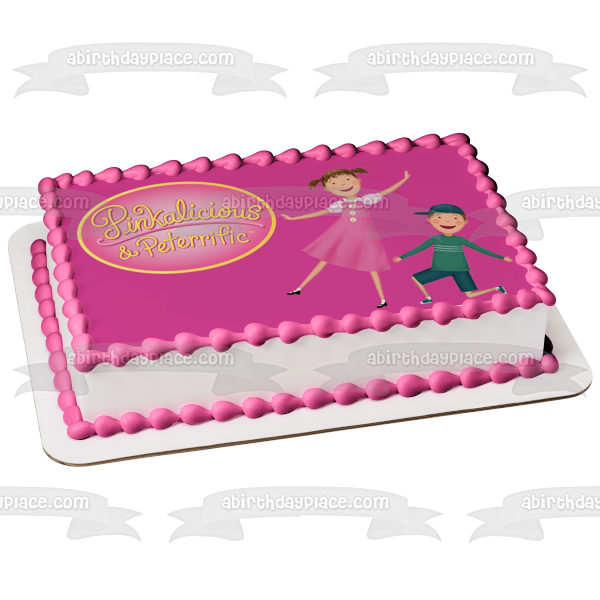 PBS Kids Pinkalicious & Peterrific Edible Cake Topper Image ABPID53331