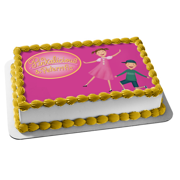 PBS Kids Pinkalicious & Peterrific Edible Cake Topper Image ABPID53331