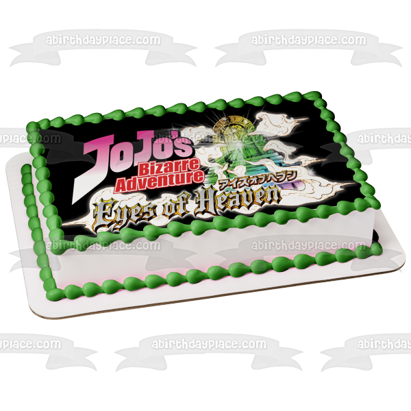 Jojo's Bizarre Adventure Eyes of Heaven Anime Animated TV Show Series Cartoon Edible Cake Topper Image ABPID53369