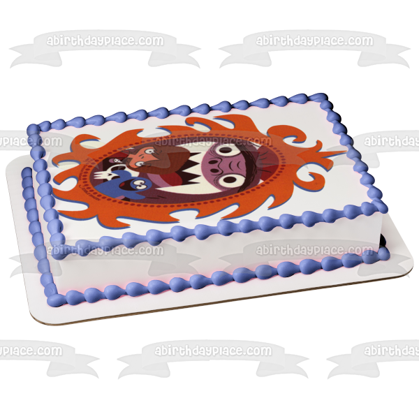 Foster's Home for Imaginary Friends Bloo Eduardo Mac Edible Cake Topper Image ABPID03550