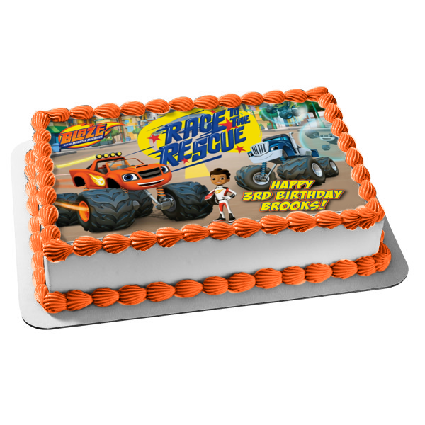 Blaze and the Monster Machines Race to the Rescue Stripes Starla and D ...