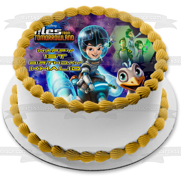 Miles de Tomorrowland Miles Loretta Leo y Madame Phoebe Callisto Imagen comestible para decoración de tarta ABPID01895 