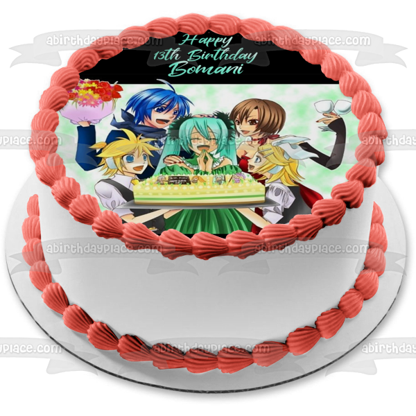 Anime Demon Manga Edible Custom Cake Topper Cake Topper Edible Image  Birthday Cake Edible Cake Sticker Decal Will Fit 1/4 to 1/2 Sheet Cake -  Walmart.com