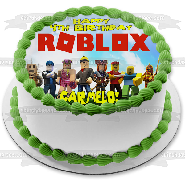 Roblox Personajes Variados Libros Infantiles Adorno Comestible Para Tarta Imagen ABPID15420 