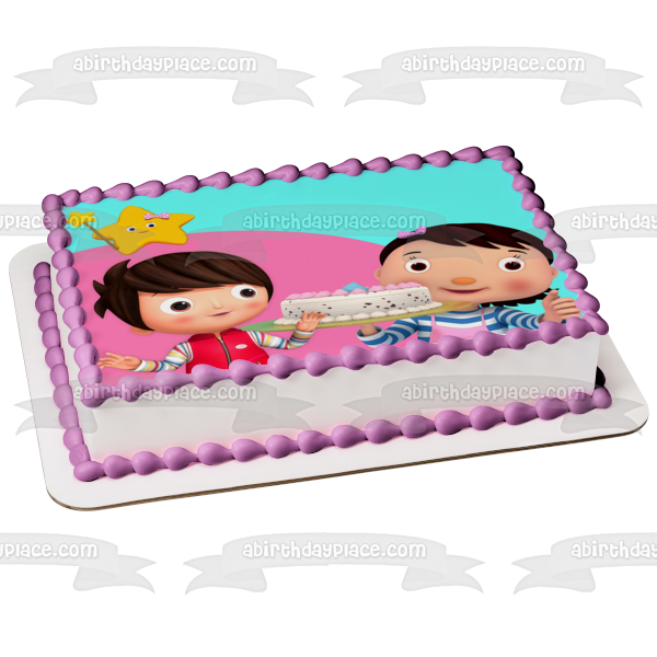 Little Baby Bum Happy Birthday Cake Jacus Twinkle Mia Edible Cake Topper Image ABPID21998