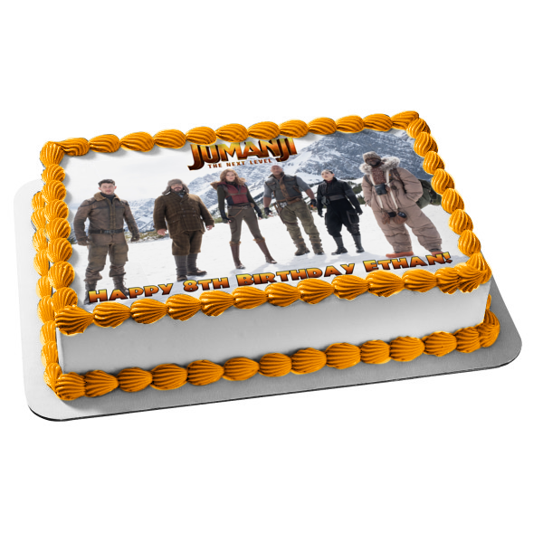 Jumanji Next Level Edible Cake Topper Image ABPID50492