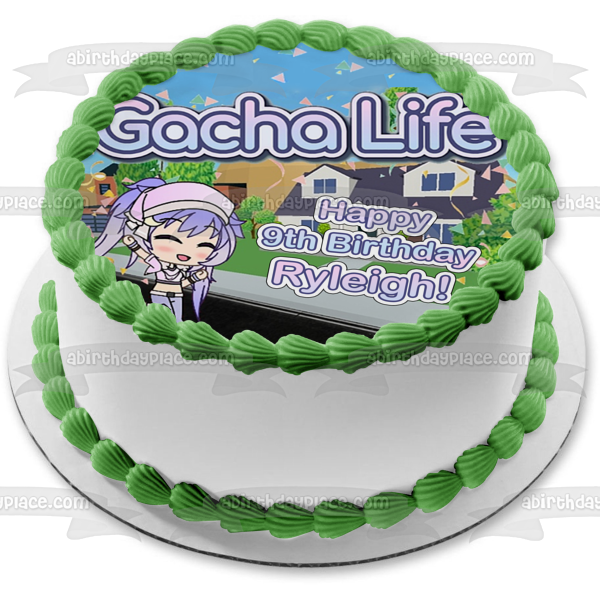 Gacha Life Cake Topper Gacha Life Personalized Cake Topper 