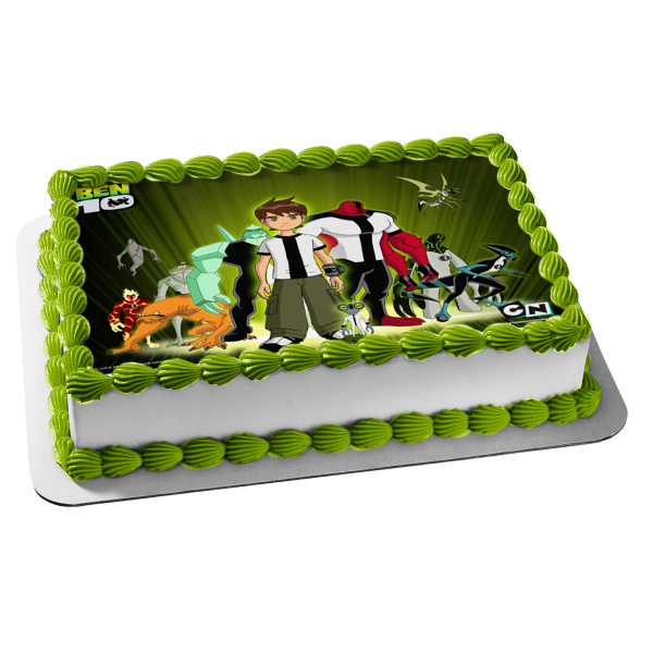 Ben 10 Logo Alien Heros Ben Prime Imagen comestible para decoración de tarta ABPID03688 