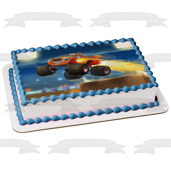 Blaze and the Monster Machines Aj Edible Cake Topper Image ABPID03703