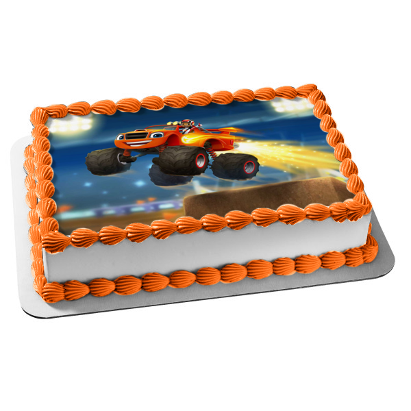 Blaze and the Monster Machines Aj Edible Cake Topper Image ABPID03703