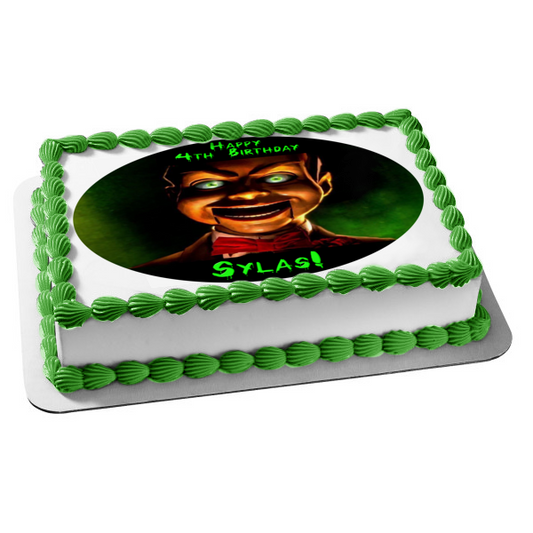 Imagen comestible para decoración de tarta con Slappy the Dummy, piel de gallina, ABPID06821 