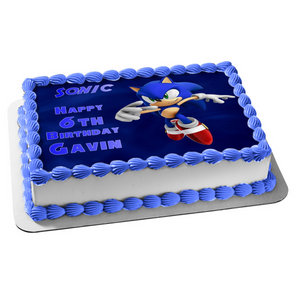 Sonic the Hedgehog Movie Edible Cake Topper Image ABPID56250 – A Birthday  Place