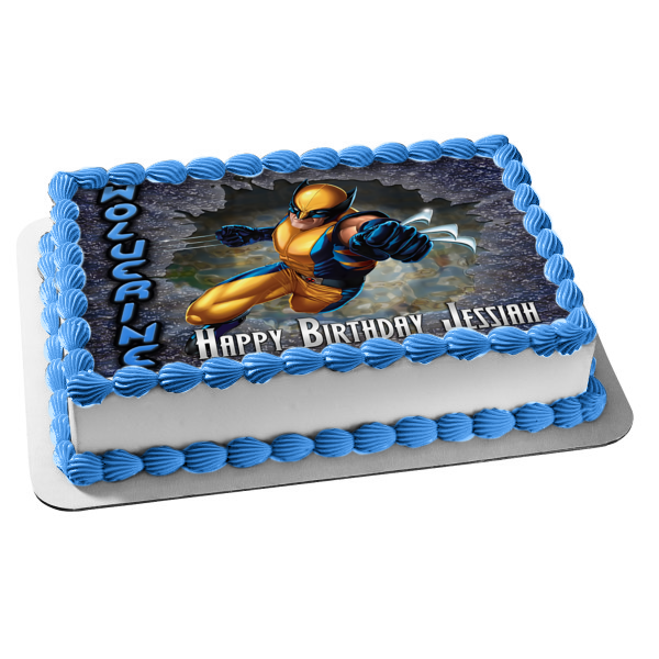 X-Men Wolverine Logan Weapon X Edible Cake Topper Image ABPID04034