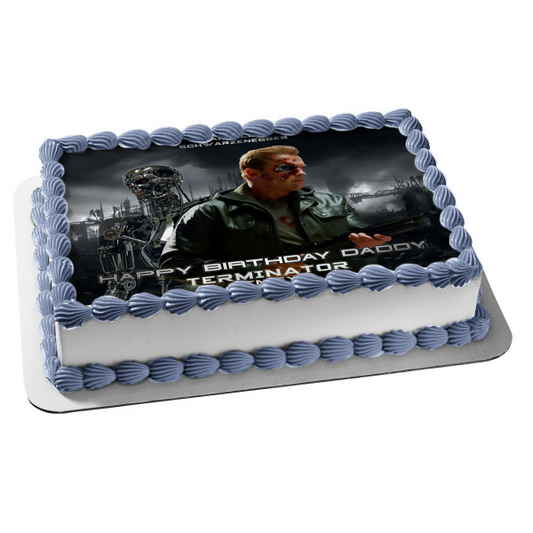 Terminator Genisys S T-800 'Modelo 101' Imagen comestible para decoración de tartas ABPID01675 