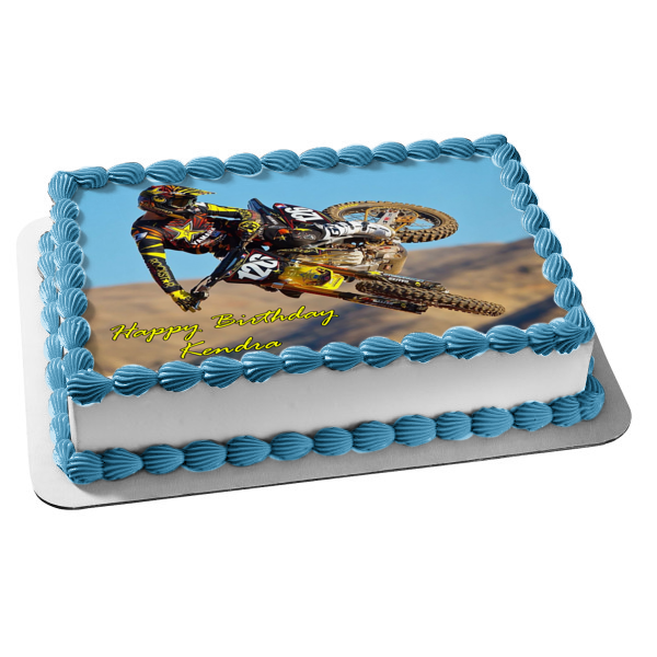 Personalised Motorbike Cake Topper with Motorbike Cake Decorations Acrylic  | eBay