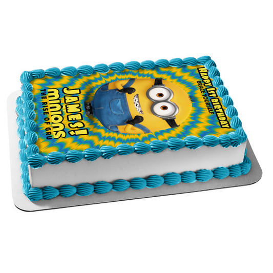 Minions: El ascenso de Gru, Mi villano favorito Otto, decoración comestible para tarta, imagen ABPID51396 