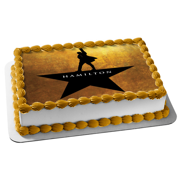 Hamilton Musical Poster Alexander Edible Cake Topper Image ABPID03827