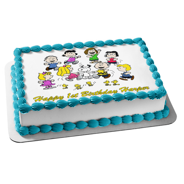 Peanuts Charlie Brown Snoopy Linus Lucy Sally Peppermint Patty Woodsto – A  Birthday Place