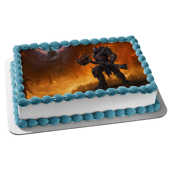 World of Warcraft: Shadowlands Lich King Edible Cake Topper Image ABPID53392