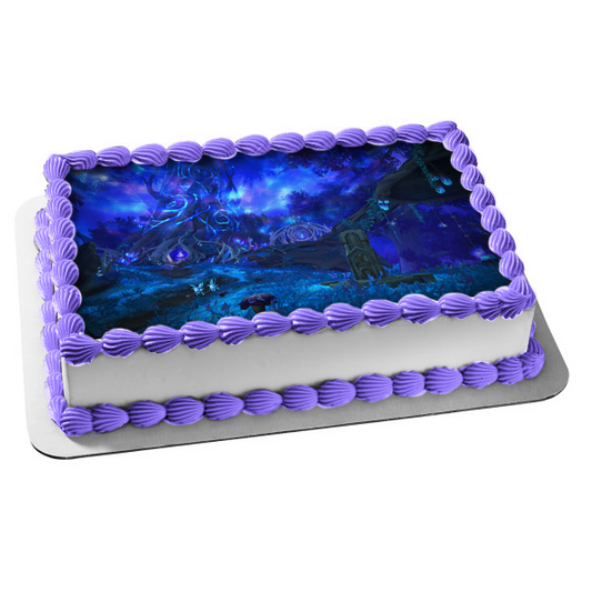 World of Warcraft Ardenweald Night Fae Edible Cake Topper Image ABPID53400