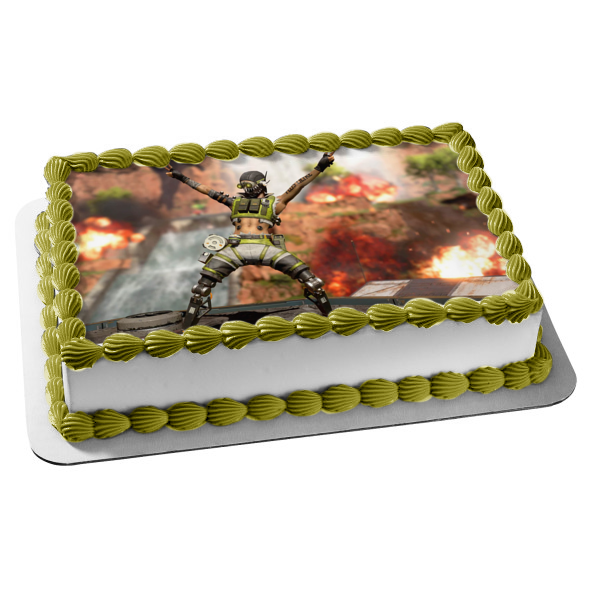 Apex Legends Octane Edible Cake Topper Image ABPID53434