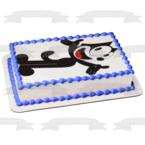 Felix the Cat Classic Cartoon Character Animated Edible Cake Topper Image ABPID53443